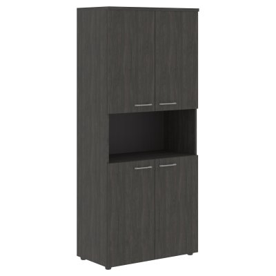 Шкаф с 2-мя комплектами глухих малых дверей и топом XHC 85.4 Дуб Юкон Модерн 856х432х1955 XTEN