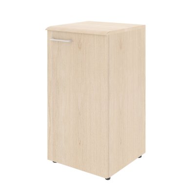 Шкаф колонка с глухой малой дверью (R) и топом WLC 42.1(R) Бук Тиара 432х432х814 WAVE