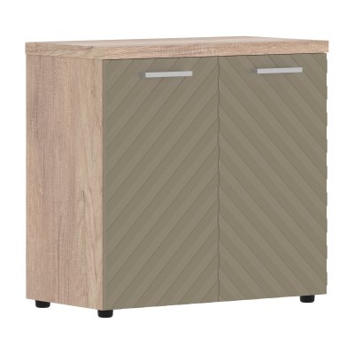 Шкаф с глухими малыми дверьми и топом TLLC 85.1 Капучино/Дуб Каньон Z 856х450х833 TORR LUX