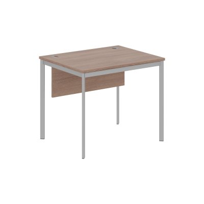 Стол письменный СП-1SD Ясень Шимо/Алюминий 900х720х755. IMAGO-S