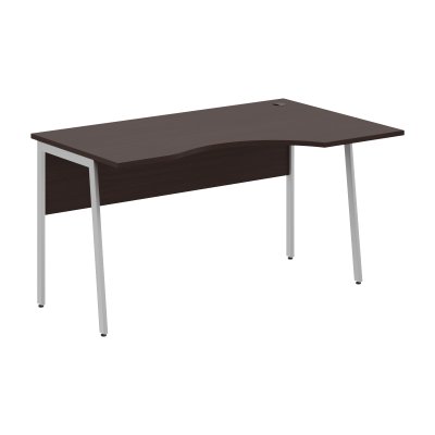 Стол прямой СА-2P(R) Венге Магия/Алюминий 1400х900х755 IMAGO PLUS