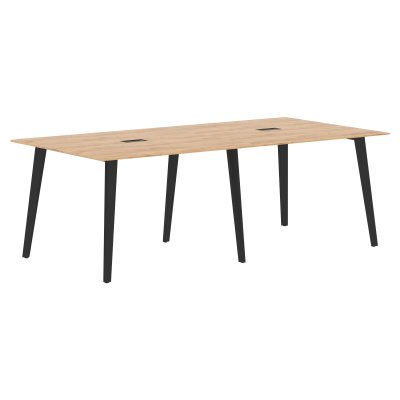 Конференц стол JCT 2211 Дуб Бофорд/Антрацит 2200х1100х750 JAY