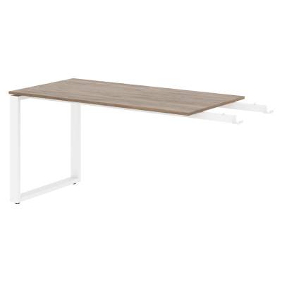 Брифинг-приставка EB 1470 Кария Пальмира/Белый 1400х700х750 ENIO