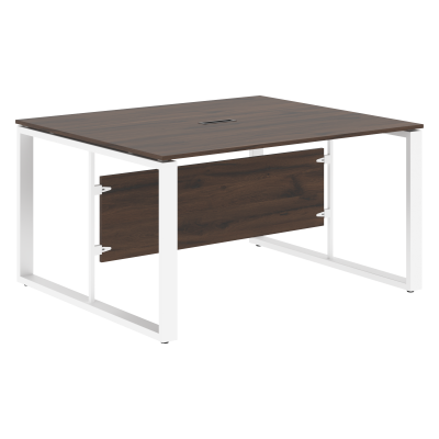 Стол для заседаний ECT 1412 Дуб Денвер темный/Белый 1400х1200х750 ENIO