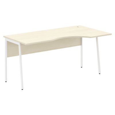 Стол прямой СА-1P(R) Клен*/Белый 1600х900х755 IMAGO PLUS