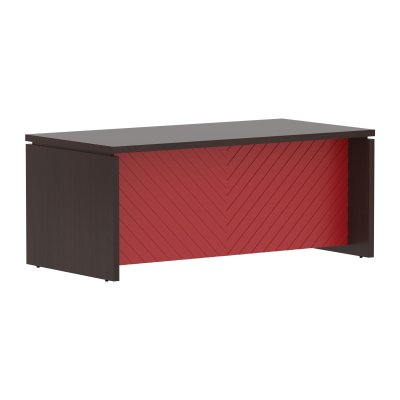 Стол руководителя TLST 189H Венге Магия Z/Красный 1800х900х750 TORR LUX