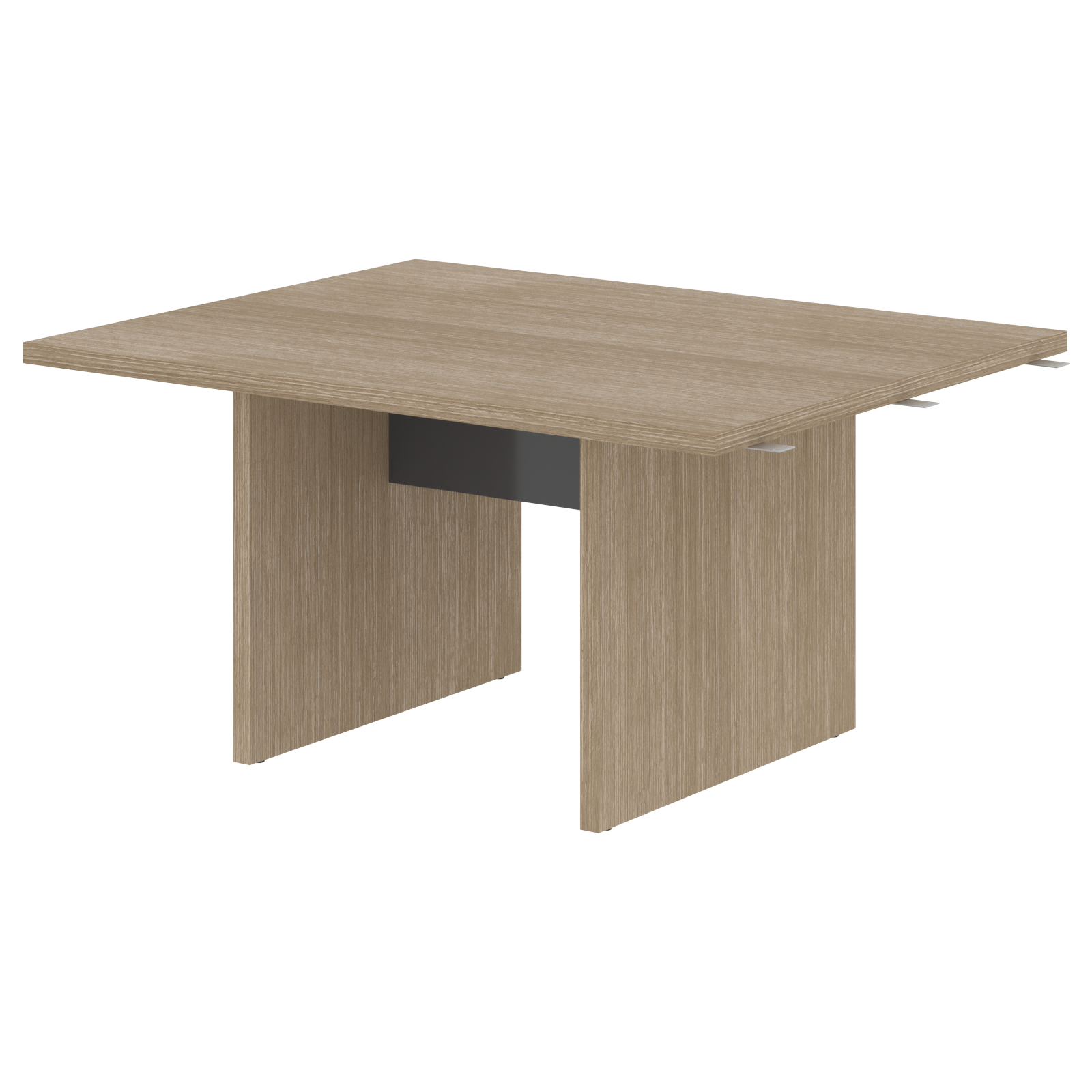 Стол переговорный 1500 составной СП-064-25-20 Дуб Натуральный/Серый глянец 1500х1200х750 KANON