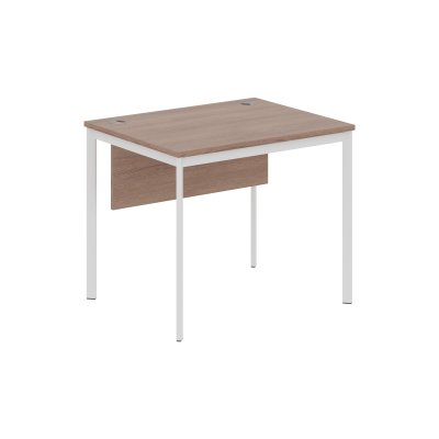 Стол письменный СП-1SD Ясень Шимо/Белый 900х720х755. IMAGO-S