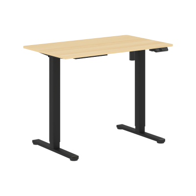 Стол письменный AT-001.1 Дуб Светлый/Черный 1000х600х720-1180 XTEN-UP