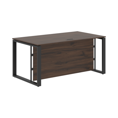 Стол руководителя EST 169H Дуб Денвер темный/Антрацит 1600х900х750 ENIO