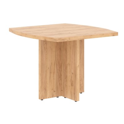 Стол переговорный B 123 Беларусь Дуб Бофорд 1000*1000*750 BORN