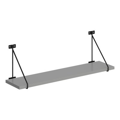 Полка с полкодержателями SH4-BAR Серый 660х166х209 COFFEE