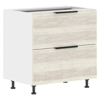 Шкаф напольный с ящиками MOB 8082.1 Сосна Эдмонт/Белый 800х560х820 CORSICA