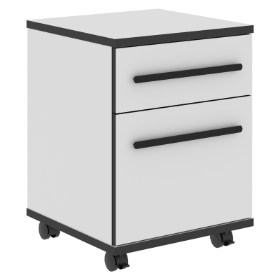 Тумба мобильная UMC-2D.A Белый* 461х450х614 USTO