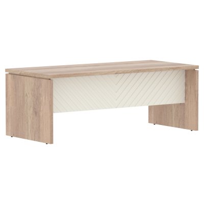 Стол руководителя TLST 209 Дуб Каньон Z/Латте 2000х900х750 TORR LUX