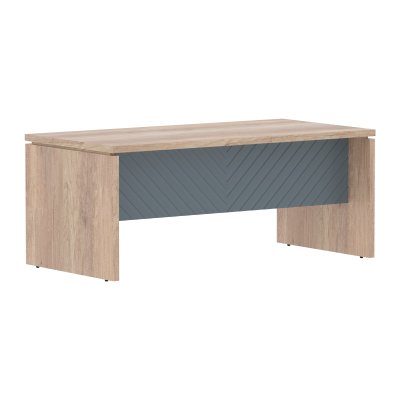 Стол руководителя TLST 189 Дуб Каньон Z/Серо-голубой 1800х900х750 TORR LUX