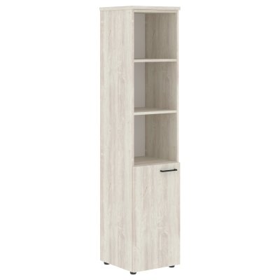 Шкаф колонка с глухой малой дверью (L) и топом XHC 42.5(L) Сосна Эдмонт 432х432х1955 XTEN