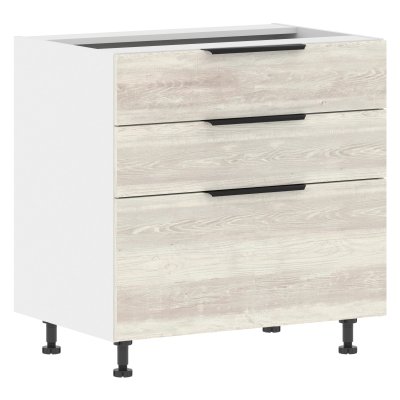 Шкаф напольный с ящиками MOB 8082.2 Сосна Эдмонт/Белый 800х560х820 CORSICA