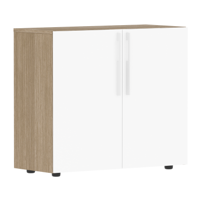 Шкаф СП-064-25-18 Белый глянец/Дуб Натуральный 900х450х800 KANON
