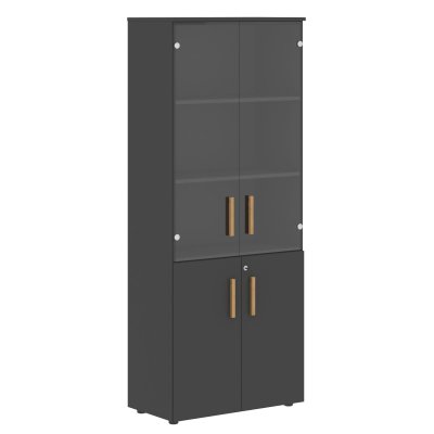 Шкаф комбинированный FHC 80.2(Z) Черный графит/Черный графит 802х429х1983 FORTA