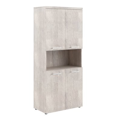 Шкаф с 2-мя комплектами глухих малых дверей и топом THC 85.4 дуб Каньон Z 856х450х1968 TORR-Z