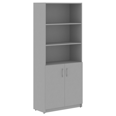 Шкаф с комплектом глухих малых дверей SR-5W.5 Серый 770х375х1815 SIMPLE