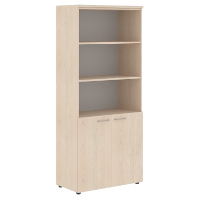 Шкаф с 1 комплектом глухих малых дверей и топом XHC 85.5 Бук Тиара 856х432х1955 XTEN