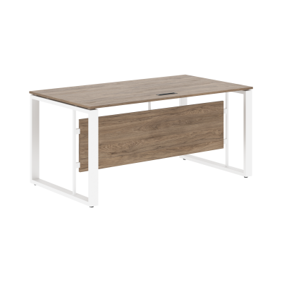 Стол руководителя EST 169 Кария Пальмира/Белый 1600х900х750 ENIO