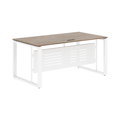 Стол руководителя EST 169M Кария Пальмира/Белый 1600х900х750 ENIO