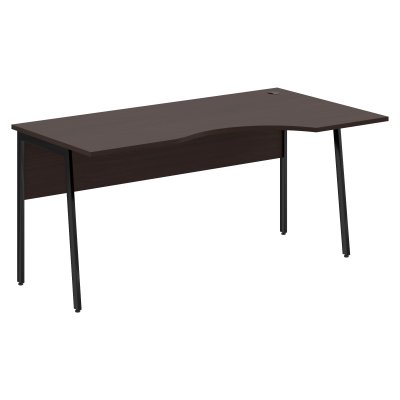 Стол прямой СА-1P(R) Венге Магия/Черный 1600х900х755 IMAGO PLUS