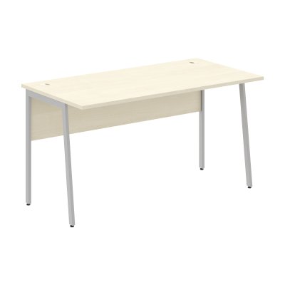 Стол прямой СП-3P Клен*/Алюминий 1400х720х755 IMAGO PLUS