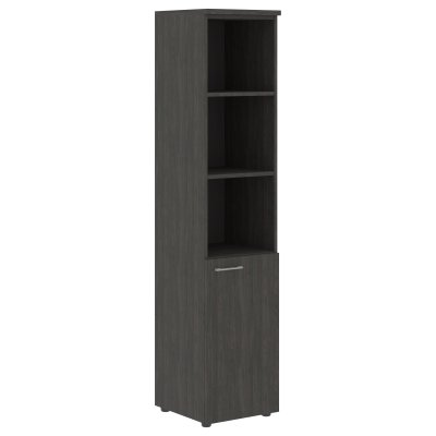 Шкаф колонка с глухой малой дверью (R) и топом XHC 42.5(R) Дуб Юкон Модерн 432х432х1955 XTEN