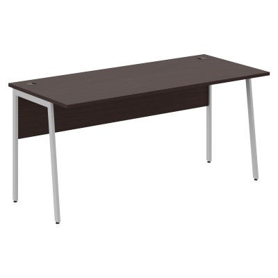 Стол прямой СП-4P Венге Магия/Алюминий 1600х720х755 IMAGO PLUS