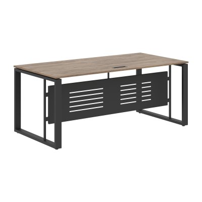 Стол руководителя EST 189M Кария Пальмира/Антрацит 1800х900х750 ENIO