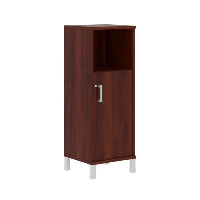 Шкаф-колонка средняя с замком в глухой малой двери B 421.3(RZ) Бургунди 475х450х1286 BORN