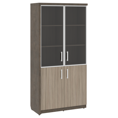 Шкаф СФ-534893 Бетон чикаго тем F187 ST9/Дрифтвуд H3090/Графит/Черный 1035х454,5х2083 WOOD&STONE