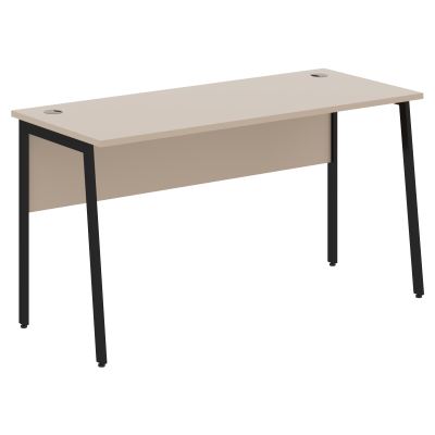Стол прямой СП-3.1P Мокачино/Черный 1400х608х755 IMAGO PLUS