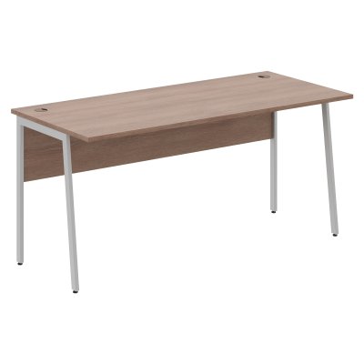 Стол прямой СП-4P Ясень Шимо/Алюминий 1600х720х755 IMAGO PLUS