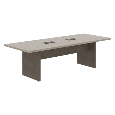 Стол для заседаний СФ-531102 Дрифтвуд /Бетон чикаго темно-серый 2600х1020х760 WOOD&STONE