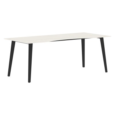 Стол руководителя JST 2090 Ясень белый/Антрацит 2000х900х750 JAY