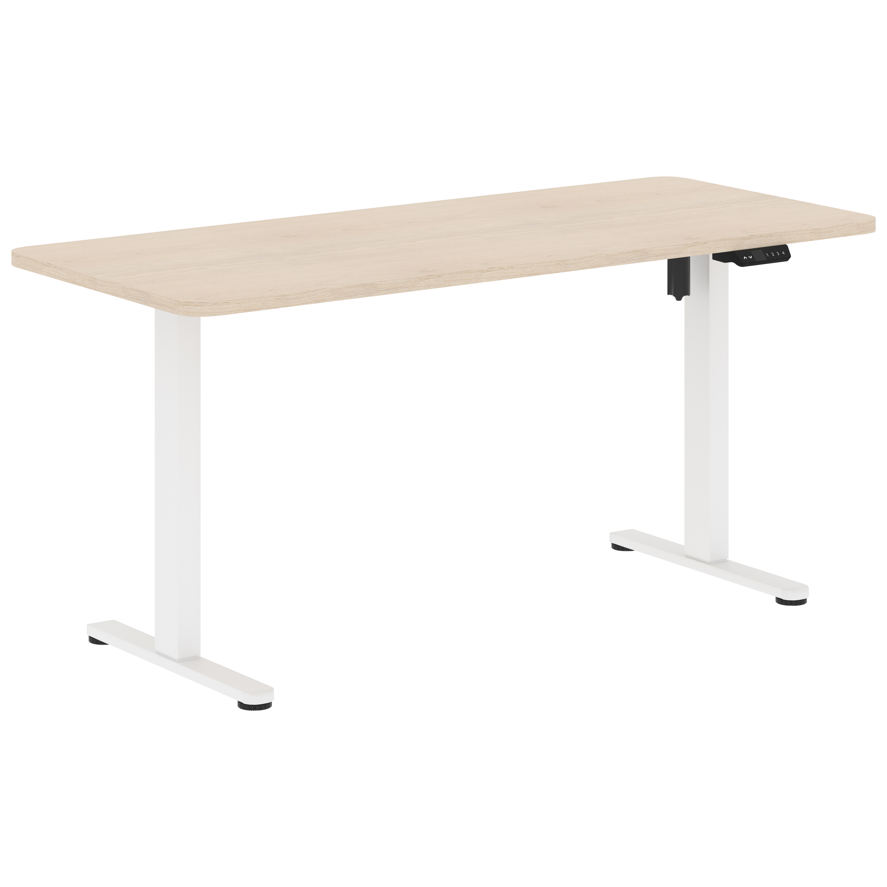 Стол письменный XHT 1567 Бук Тиара/Белый 1560х670х745-1205 XTEN-UP