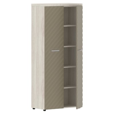 Шкаф с глухими дверьми и топом TLHC 85.1 Капучино/Сосна Эдмонт Z 856х450х1968 TORR LUX