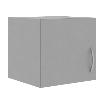 Антресоль узкая с глухой дверью SA-400.1(L) Серый 386х375х370 SIMPLE