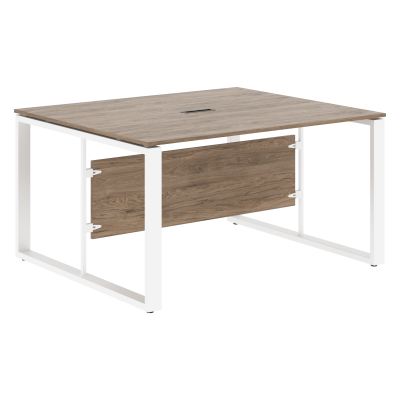 Стол для заседаний ECT 1412 Кария Пальмира/Белый 1400х1200х750 ENIO