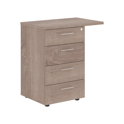 Тумба приставная XLC-4D.2A Дуб Сонома 700х450х750 XTEN