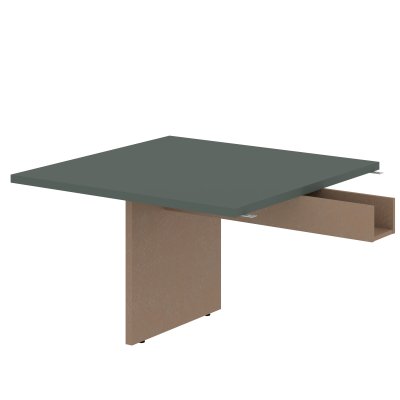 Стол приставной VFCT 1212.1 Нефрит/Кобра 1200х1200х750 VELION