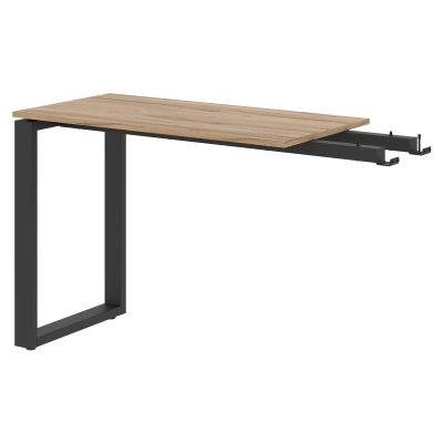 Приставка EP 1050 Дуб Денвер светлый/Антрацит 1000х500х750 ENIO