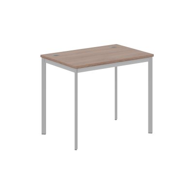 Стол письменный СП-1.1S Ясень Шимо/Алюминий 900х600х755. IMAGO-S