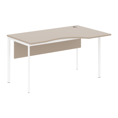Стол эргономичный СА-2SD(R) Мокачино/Белый 1400х900х755 Imago S