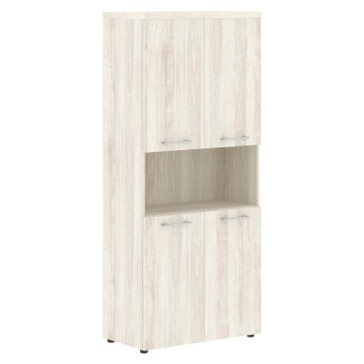 Шкаф с 2-мя комплектами глухих малых дверей и топом THC 85.4 Сосна Эдмонт Z 856х450х1968 TORR-Z